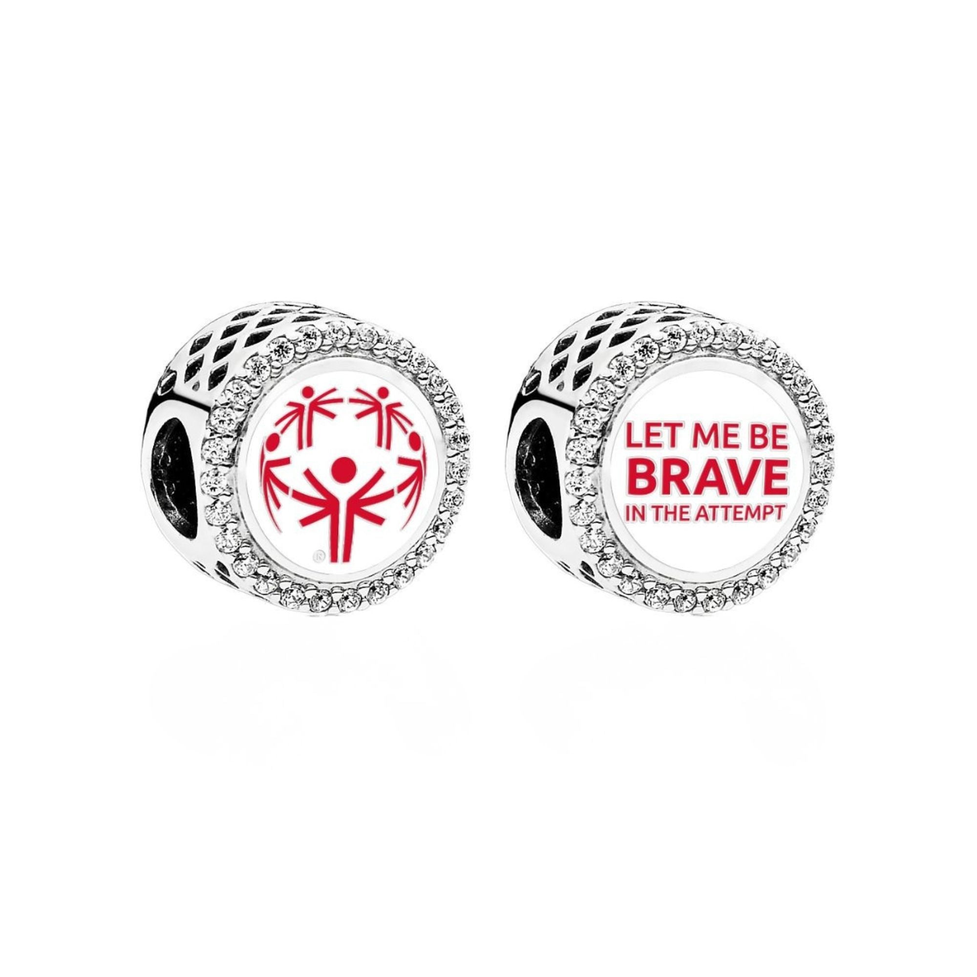 Pandora Special Olympics Button Charm
