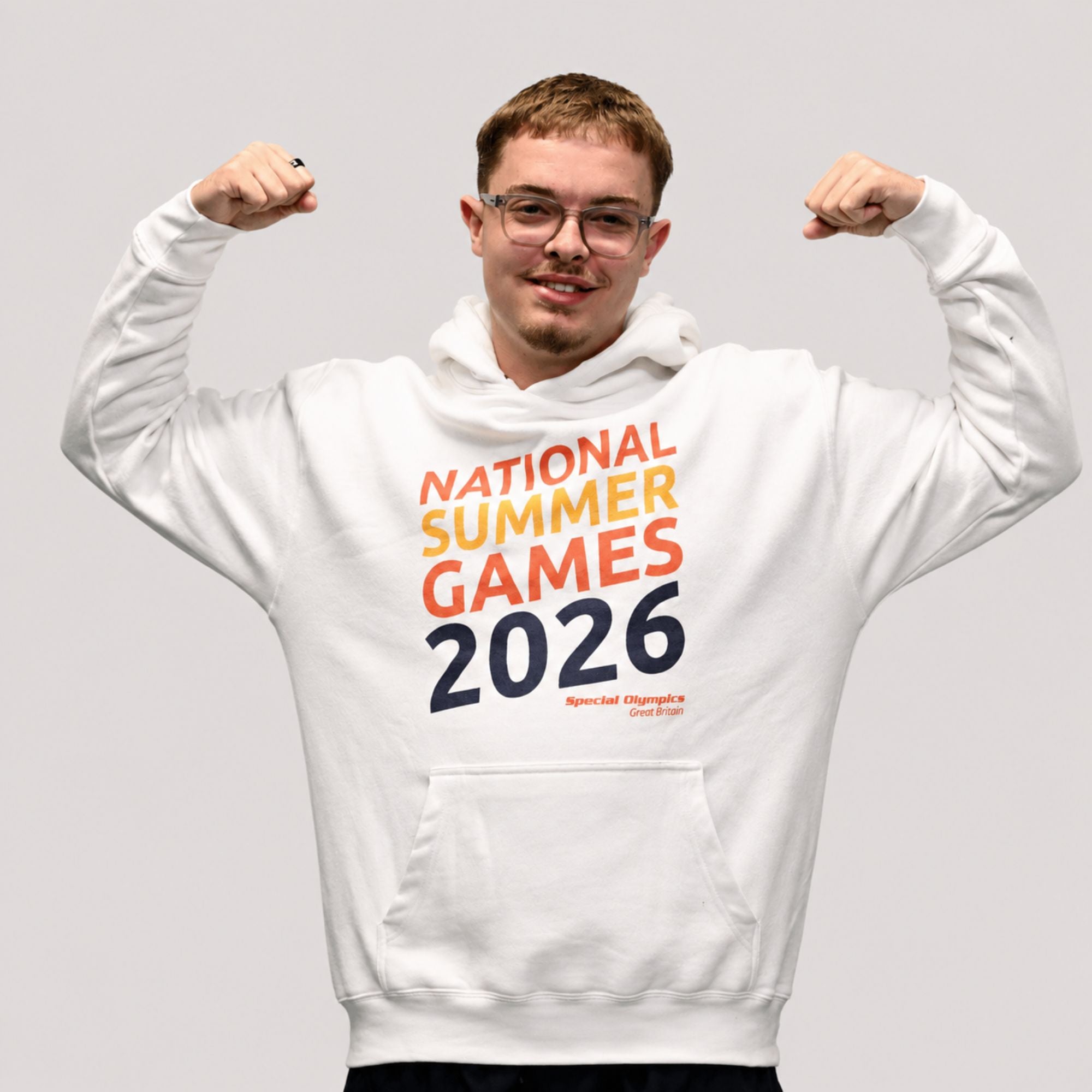 SO Groot-Brittannië NSG 2026 Logo Hoodie Wit
