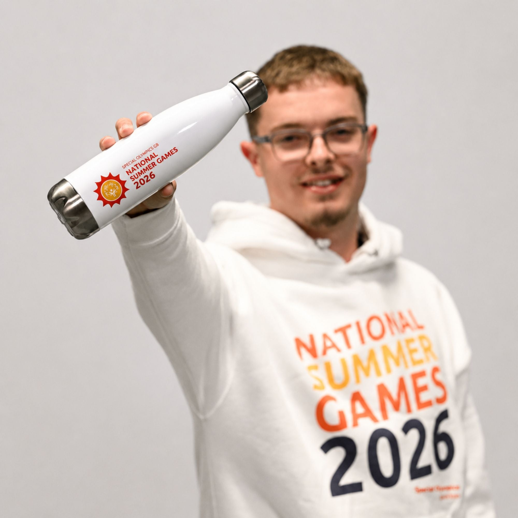 SO Great Britain NSG 2026 Logo Water Bottle (17 oz | 500ml)