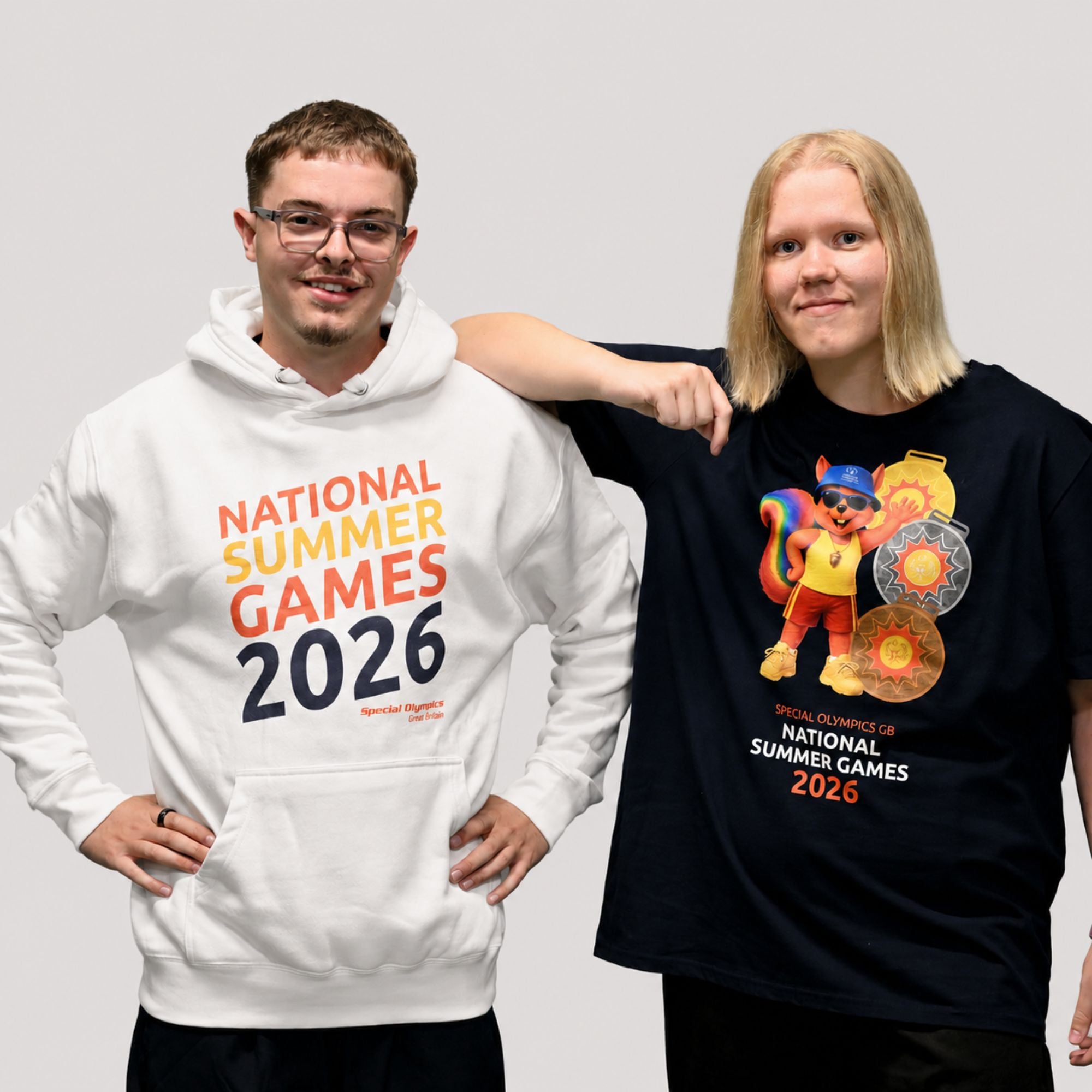 SO Groot-Brittannië NSG 2026 Logo Hoodie Wit