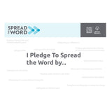 Spread the Word Pledge Banner