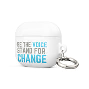 Spread the Word “Be The Voice Stand For Change” White AirPods Case (AirPods Gen3)
