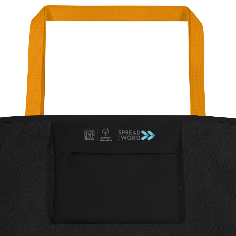 Faites passer le mot, les mots comptent – Optez pour la gentillesse Sac Noir
