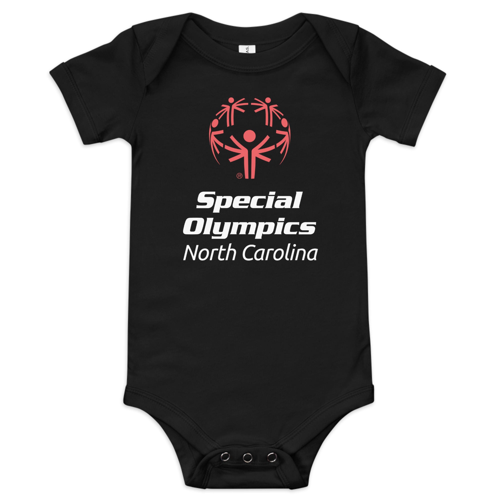 Body de bebé con el logotipo de Olimpiadas Especiales Carolina del Norte (Global)