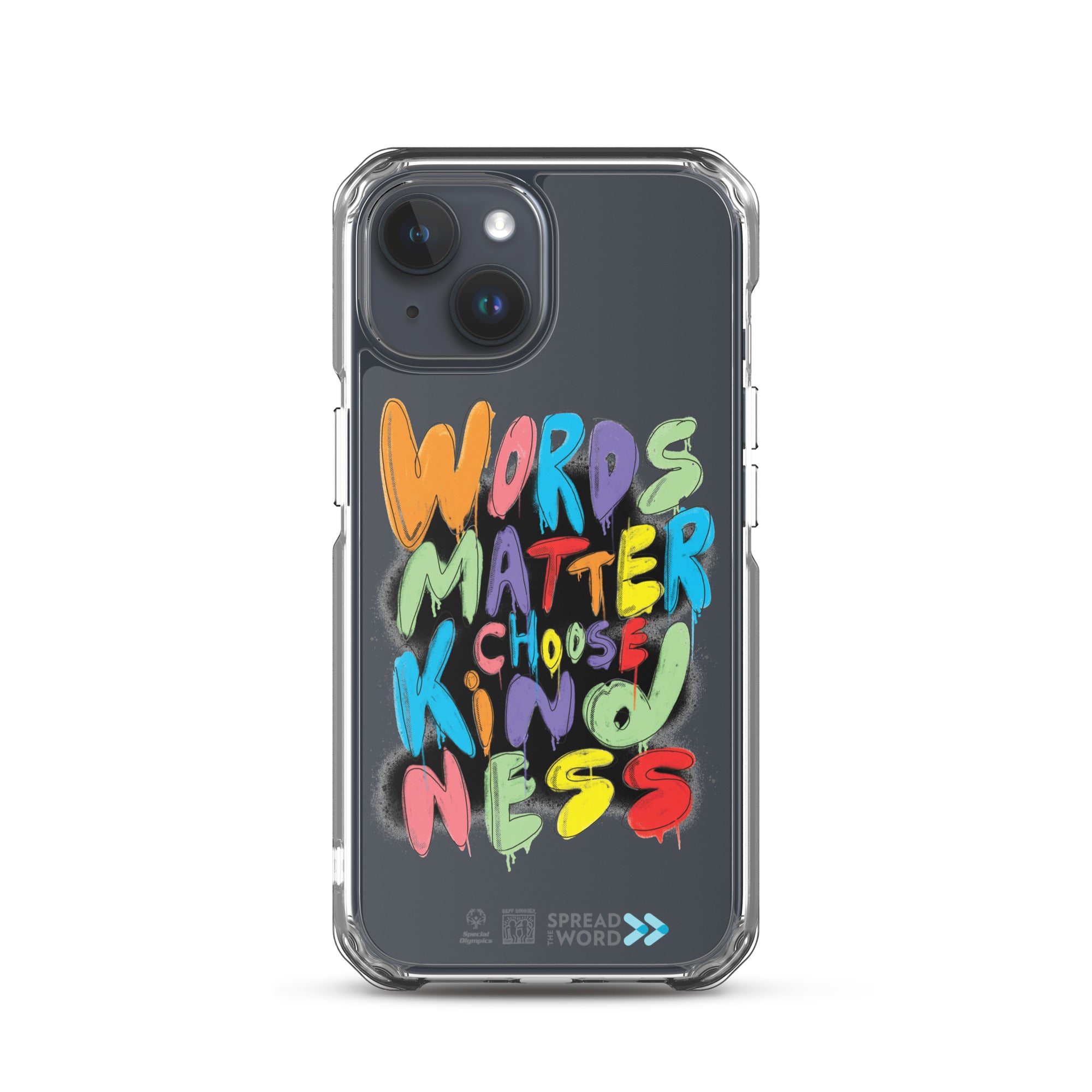 Faites passer le message « Les mots comptent, choisissez la gentillesse » : Coque pour iPhone