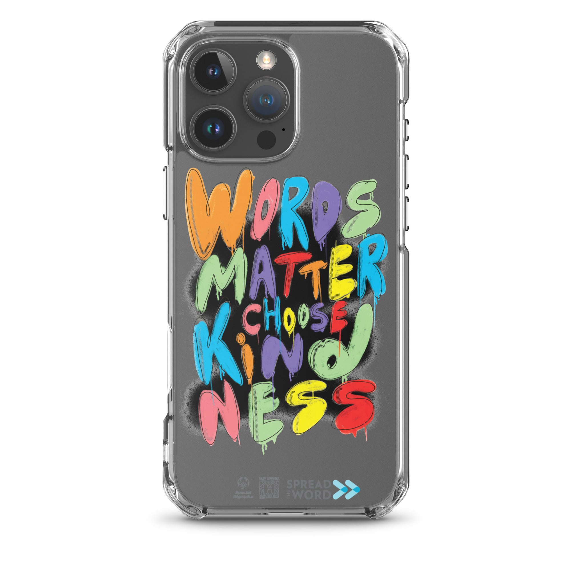 Faites passer le message « Les mots comptent, choisissez la gentillesse » : Coque pour iPhone