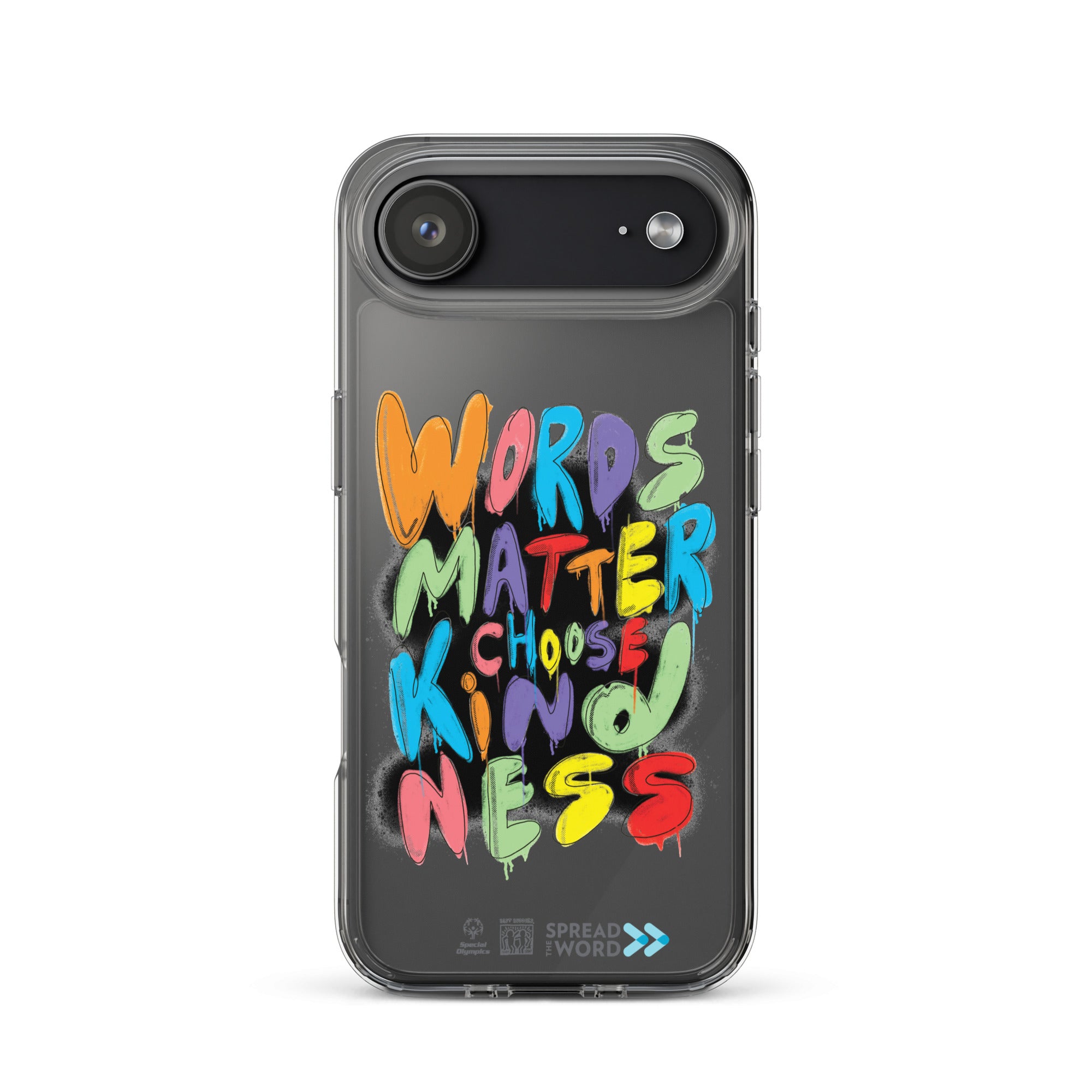 Faites passer le message « Les mots comptent, choisissez la gentillesse » : Coque pour iPhone