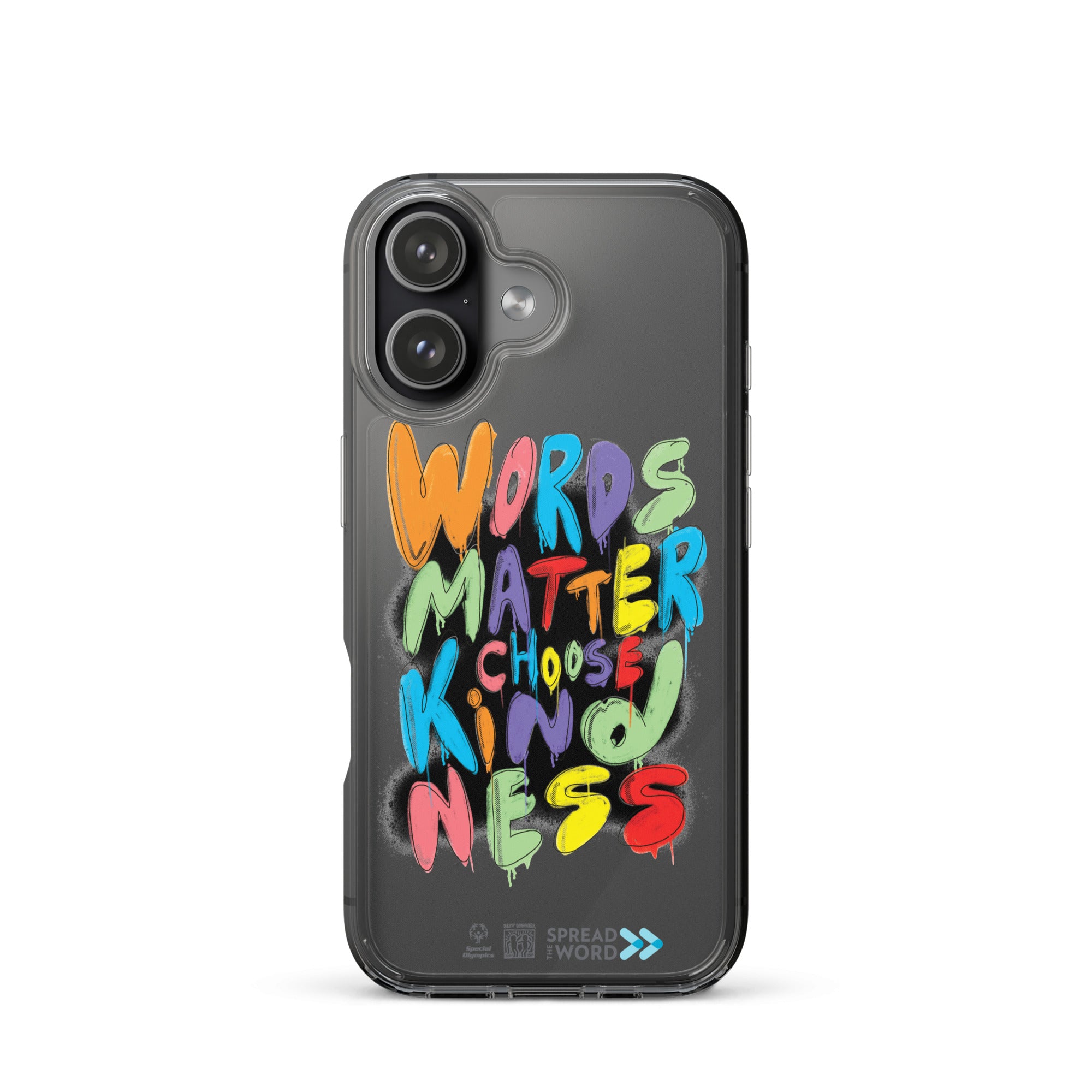 Faites passer le message « Les mots comptent, choisissez la gentillesse » : Coque pour iPhone