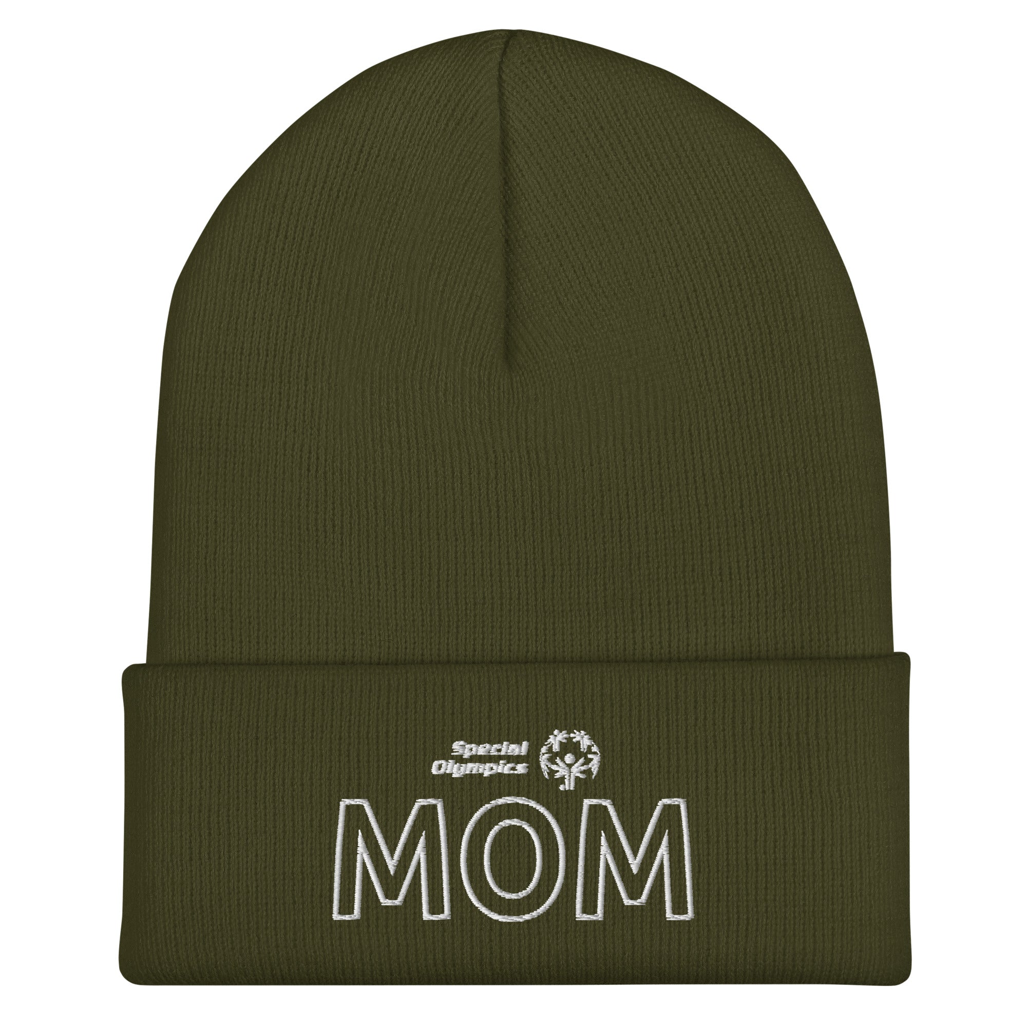 Family Mom Opgerolde Beanie