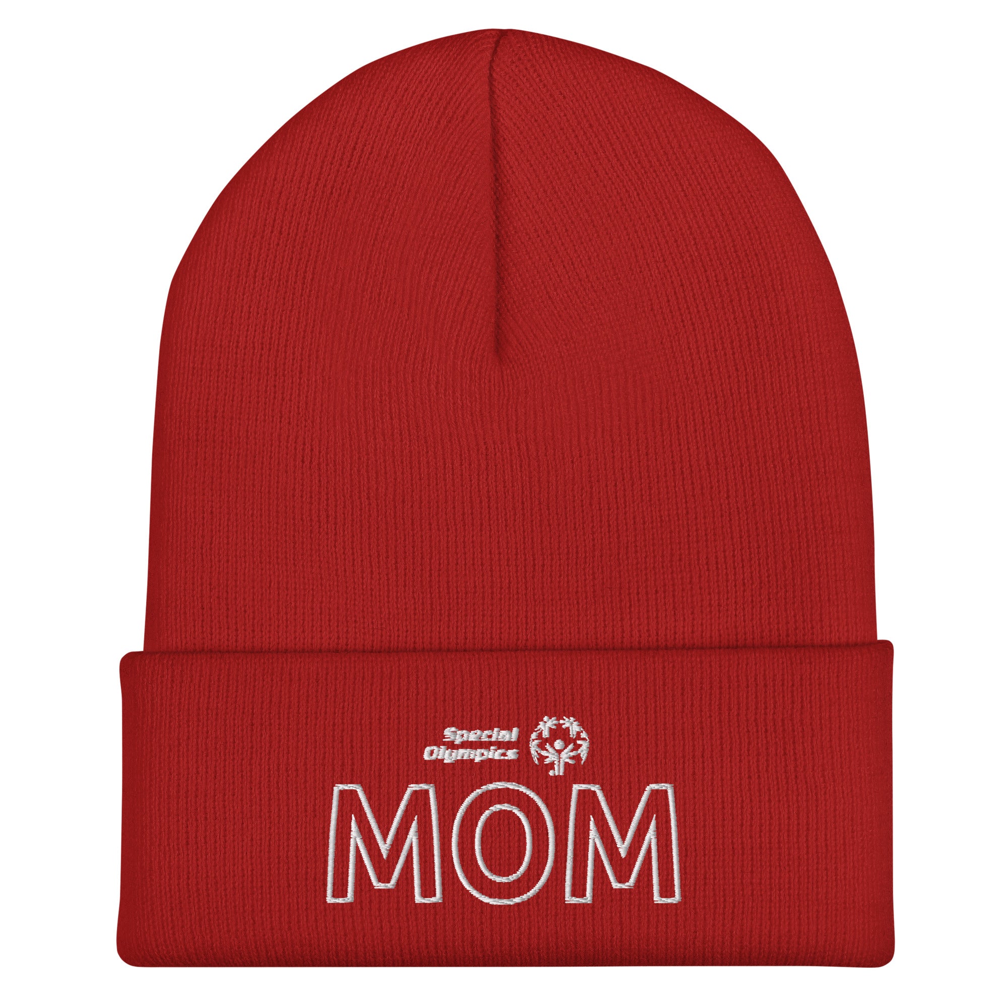 Family Mom Opgerolde Beanie