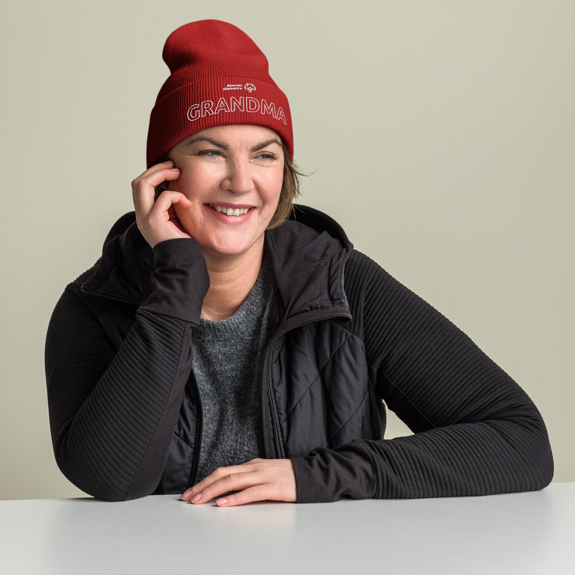 Family Grandma Cuffed Beanie