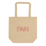 Bolso Tote con Contorno de la Familia Fam