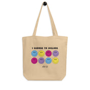 Special Olympics North Carolina “I Choose to Include” Smiley Tote Bag