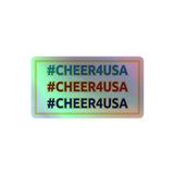 Autocollants holographiques Special Olympics USA #CHEER4USA (Mondial)