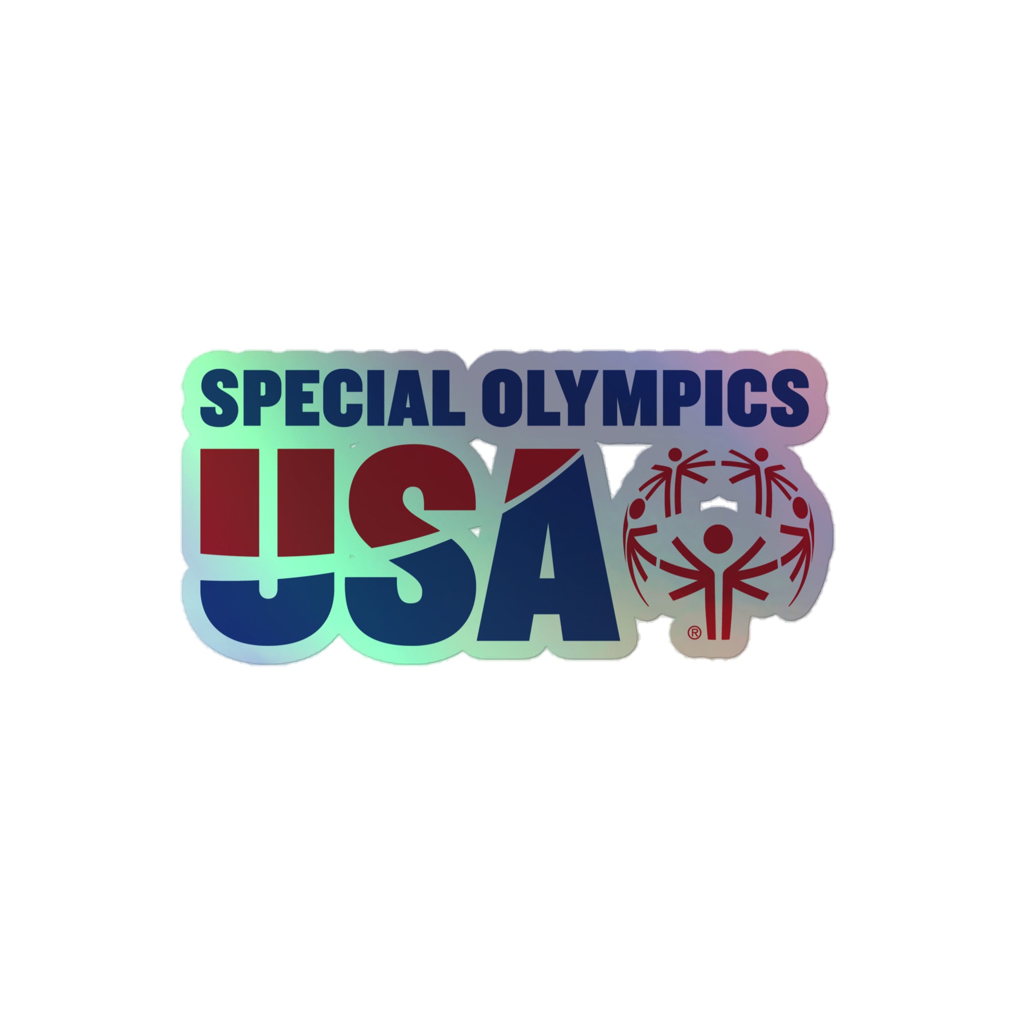Special Olympics USA Holographic Stickers