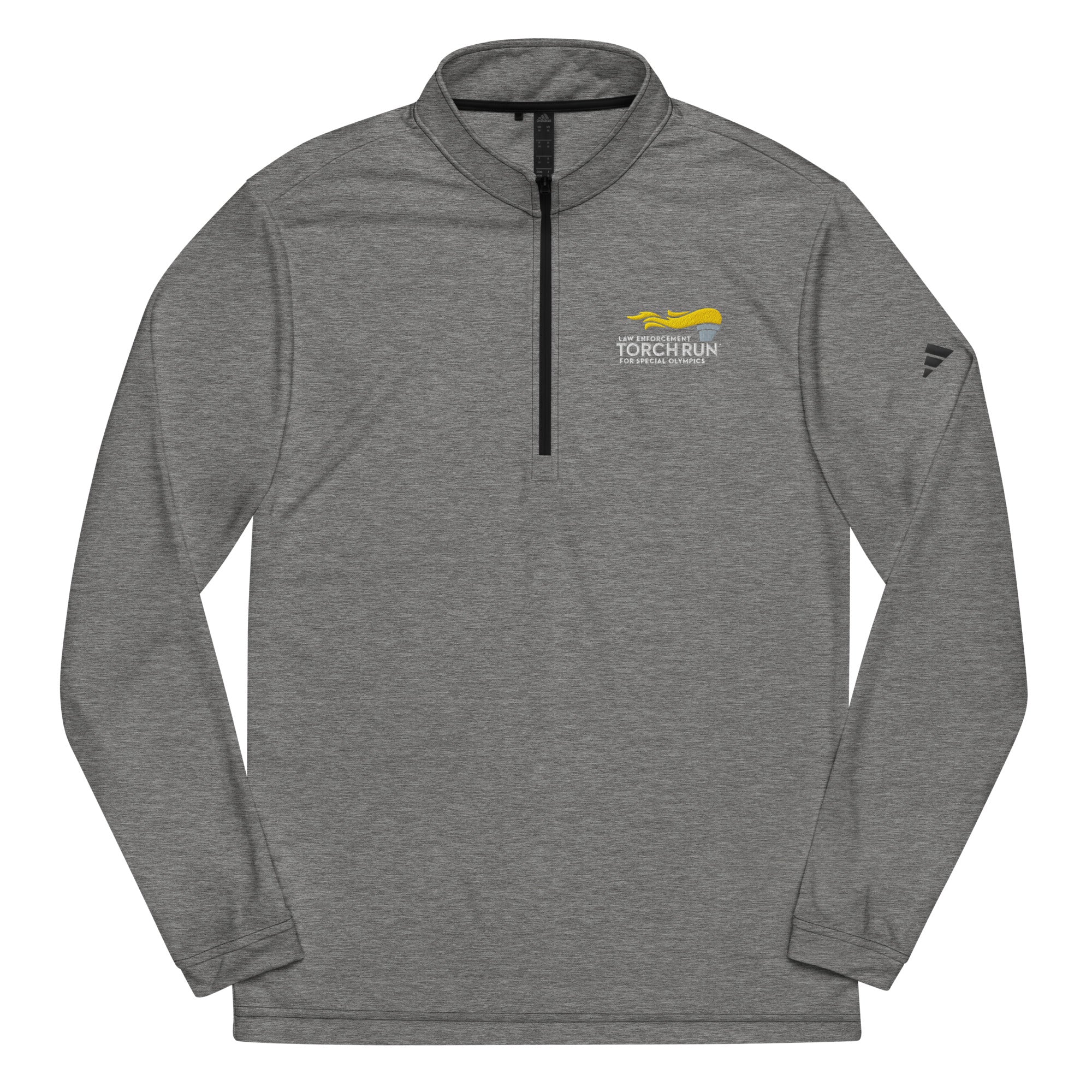Law Enforcement Torch Run Logo adidas Quarter-Zip Pullover (Global)