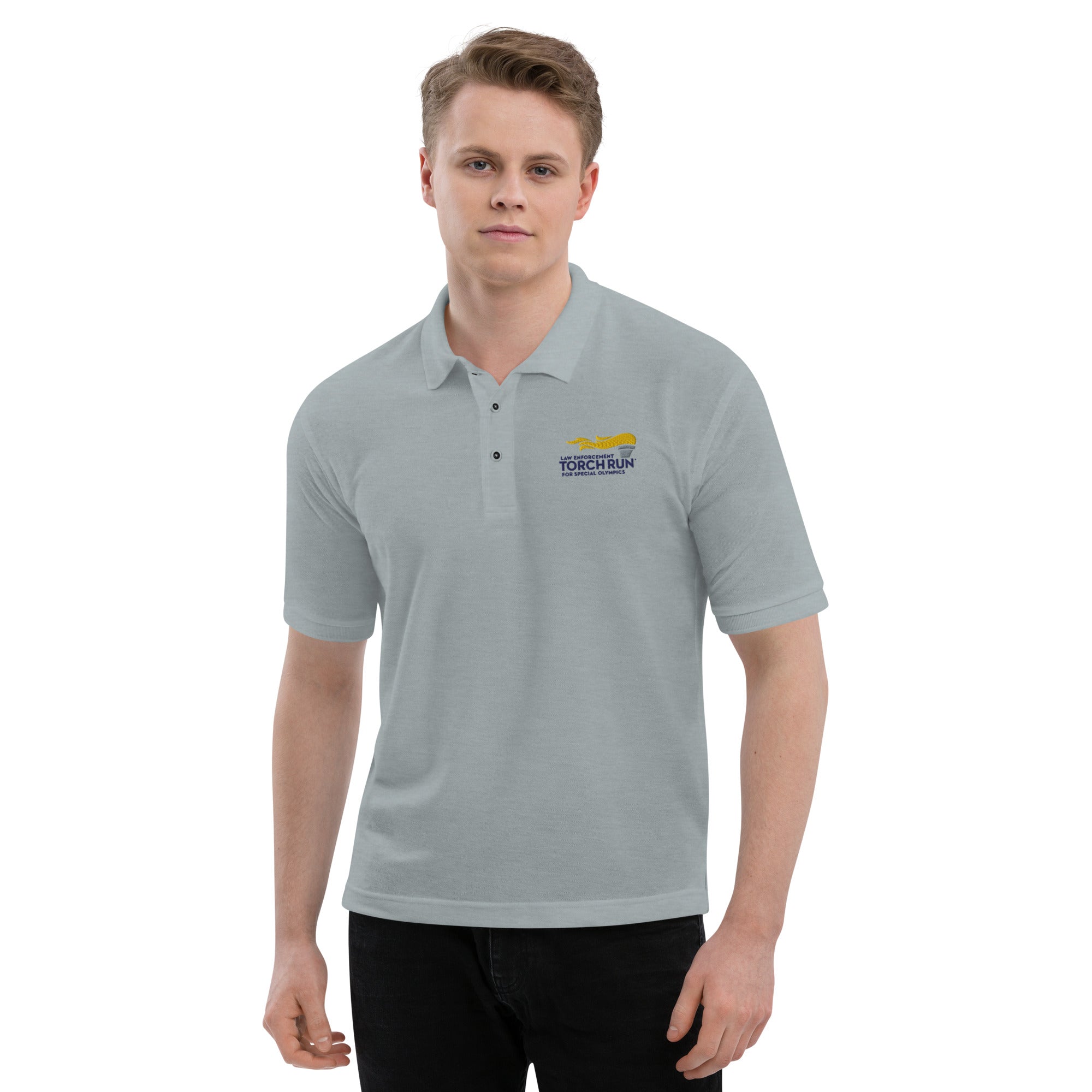 Law Enforcement Torch Run Embroidered Logo Polo Shirt (Global)