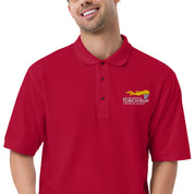 Law Enforcement Torch Run Embroidered White Logo Polo Shirt