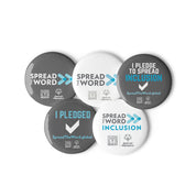 Spread the Word Message Button Set (5 pins) (Global)