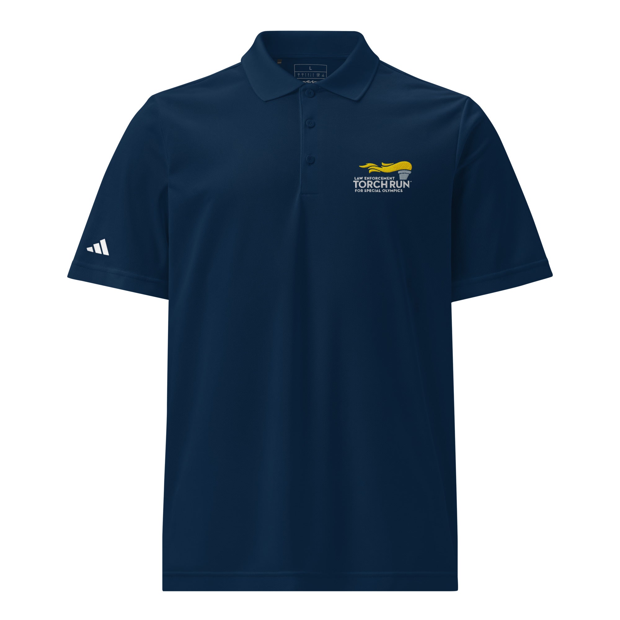 Law Enforcement Torch Run Logo adidas Polo Shirt