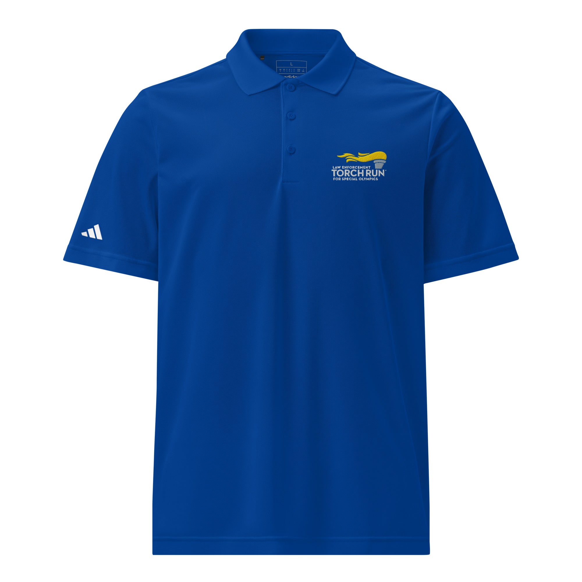 Law Enforcement Torch Run Logo adidas Polo Shirt