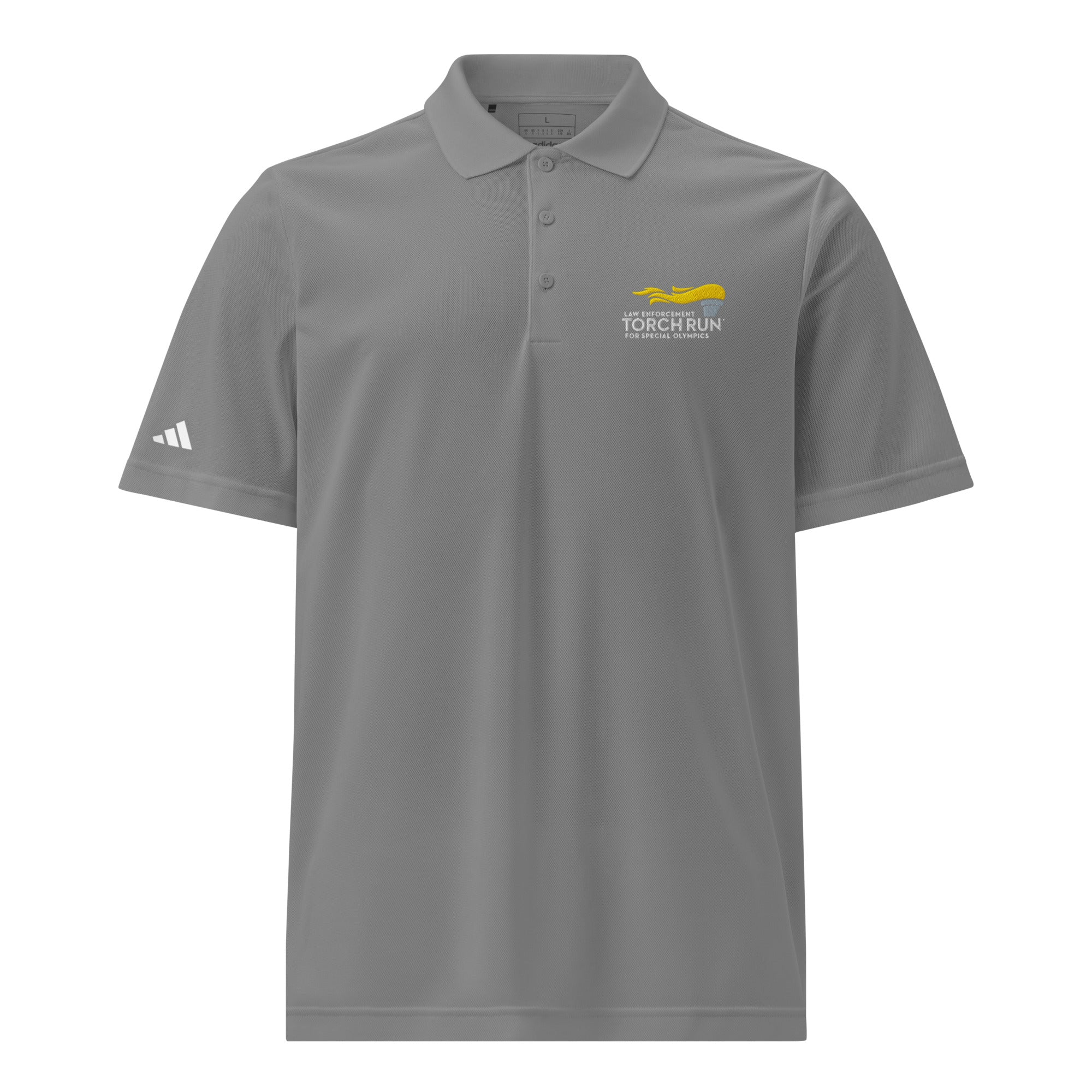 Law Enforcement Torch Run Logo adidas Polo Shirt