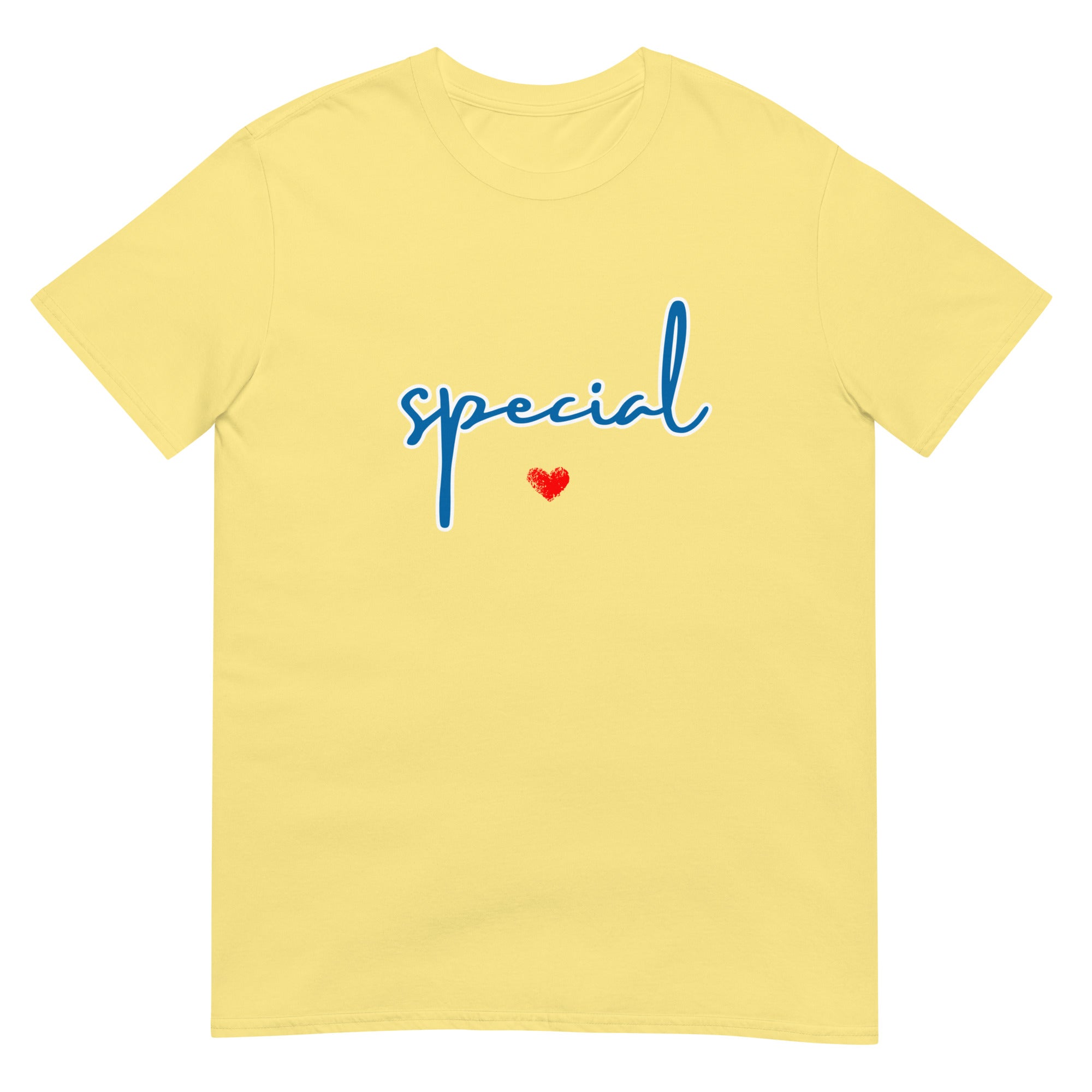 Camiseta con diseño de corazón en letra caligráfica especial (Global)
