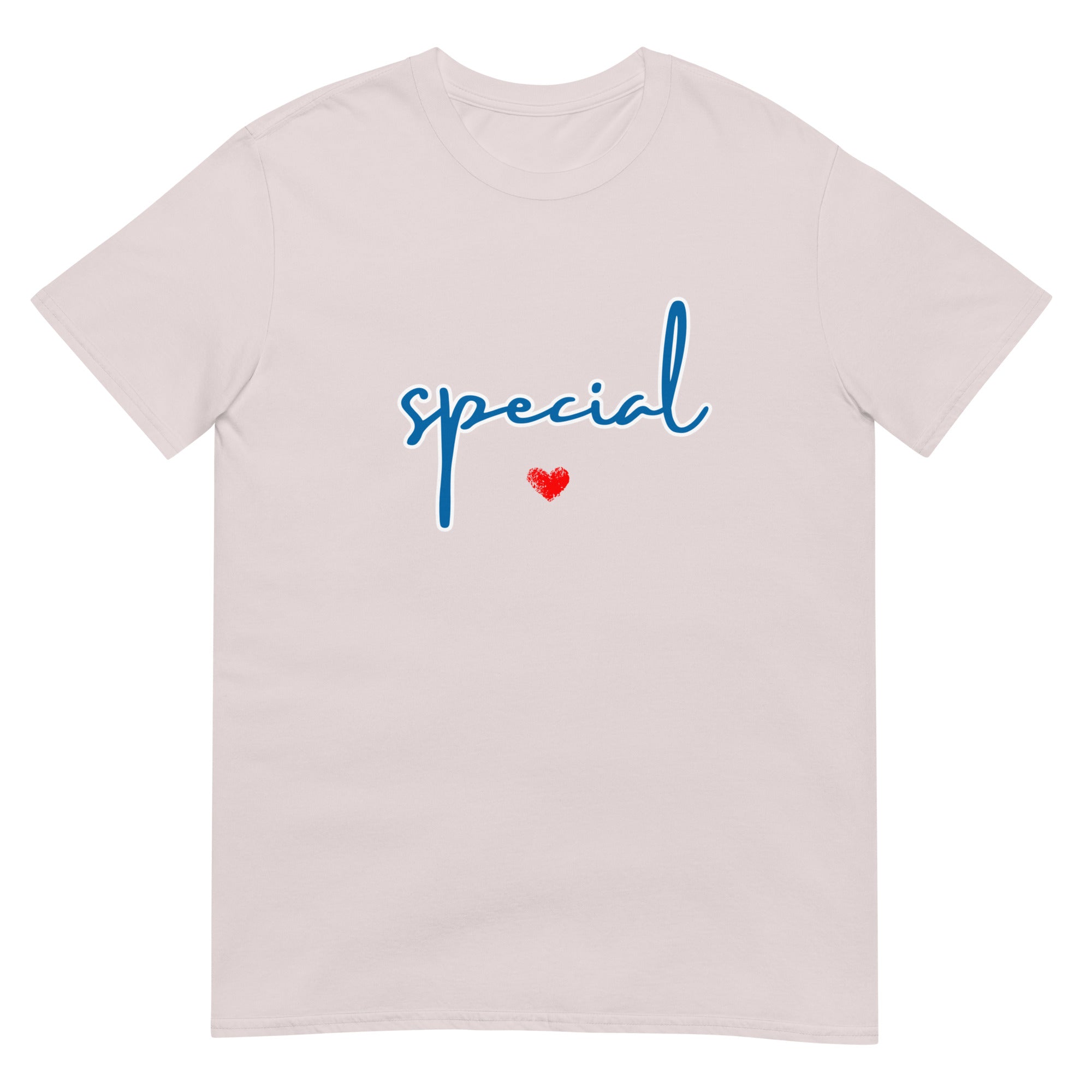 Camiseta con diseño de corazón en letra caligráfica especial (Global)