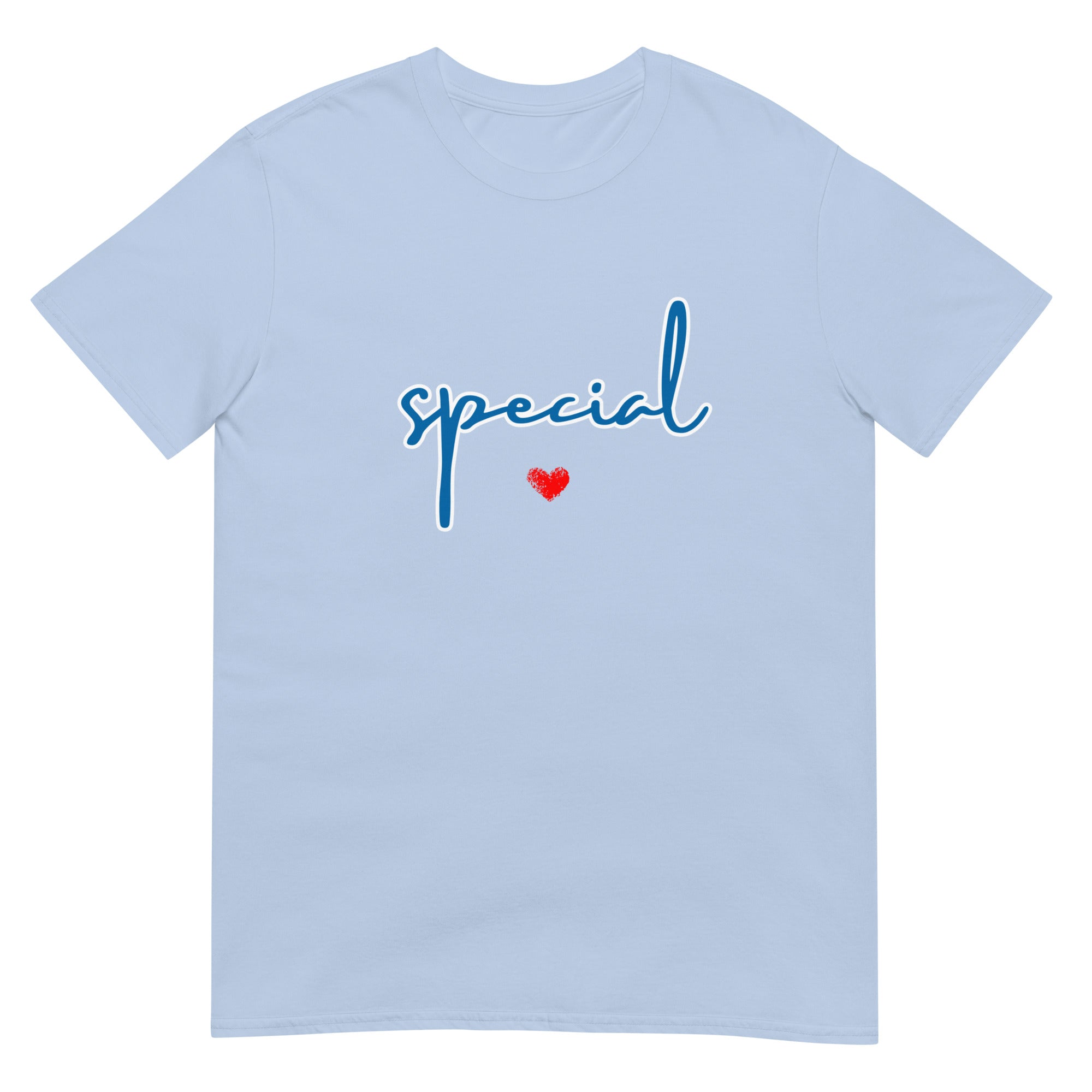Camiseta con diseño de corazón en letra caligráfica especial (Global)