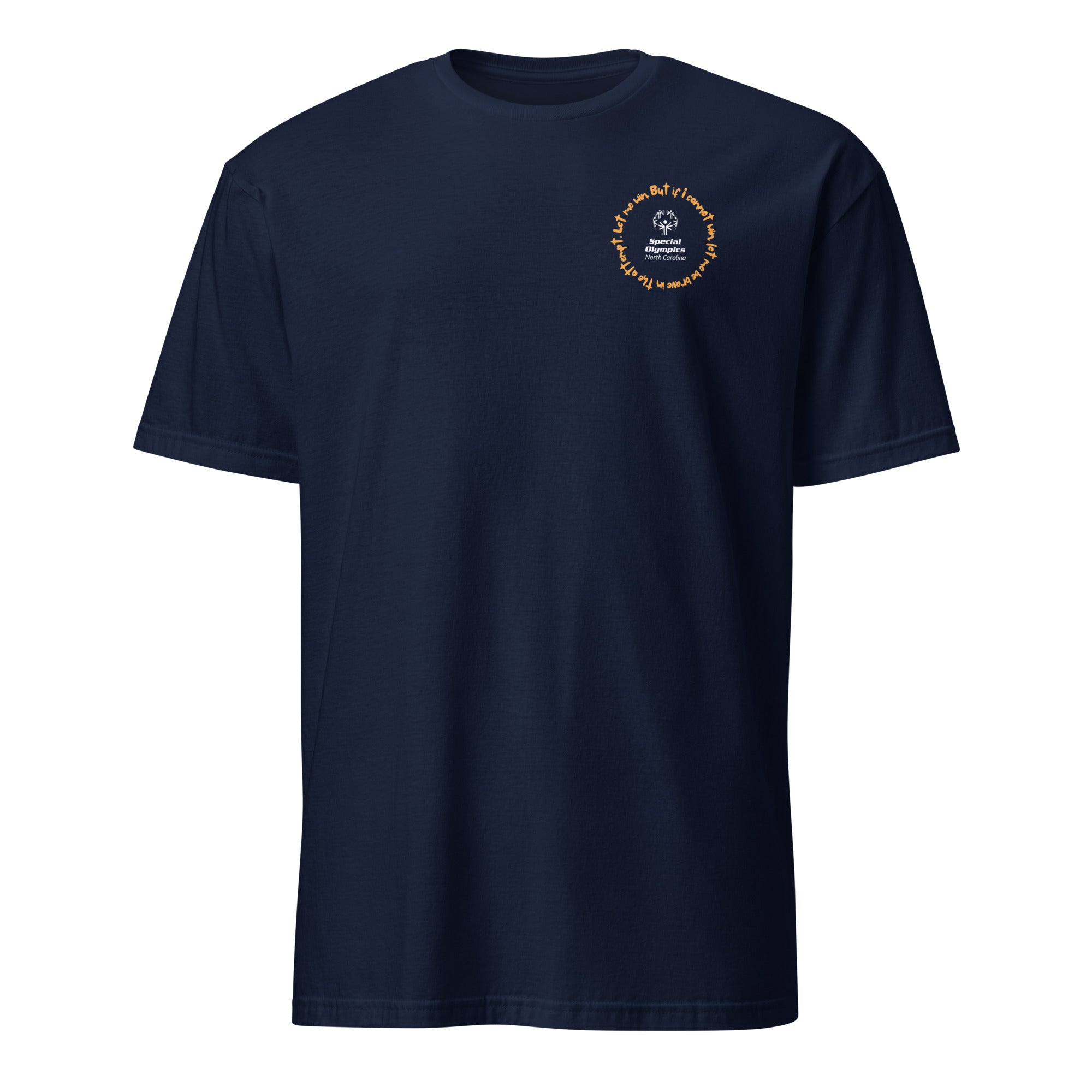 Camiseta del Juramento del Atleta de Special Olympics Carolina del Norte