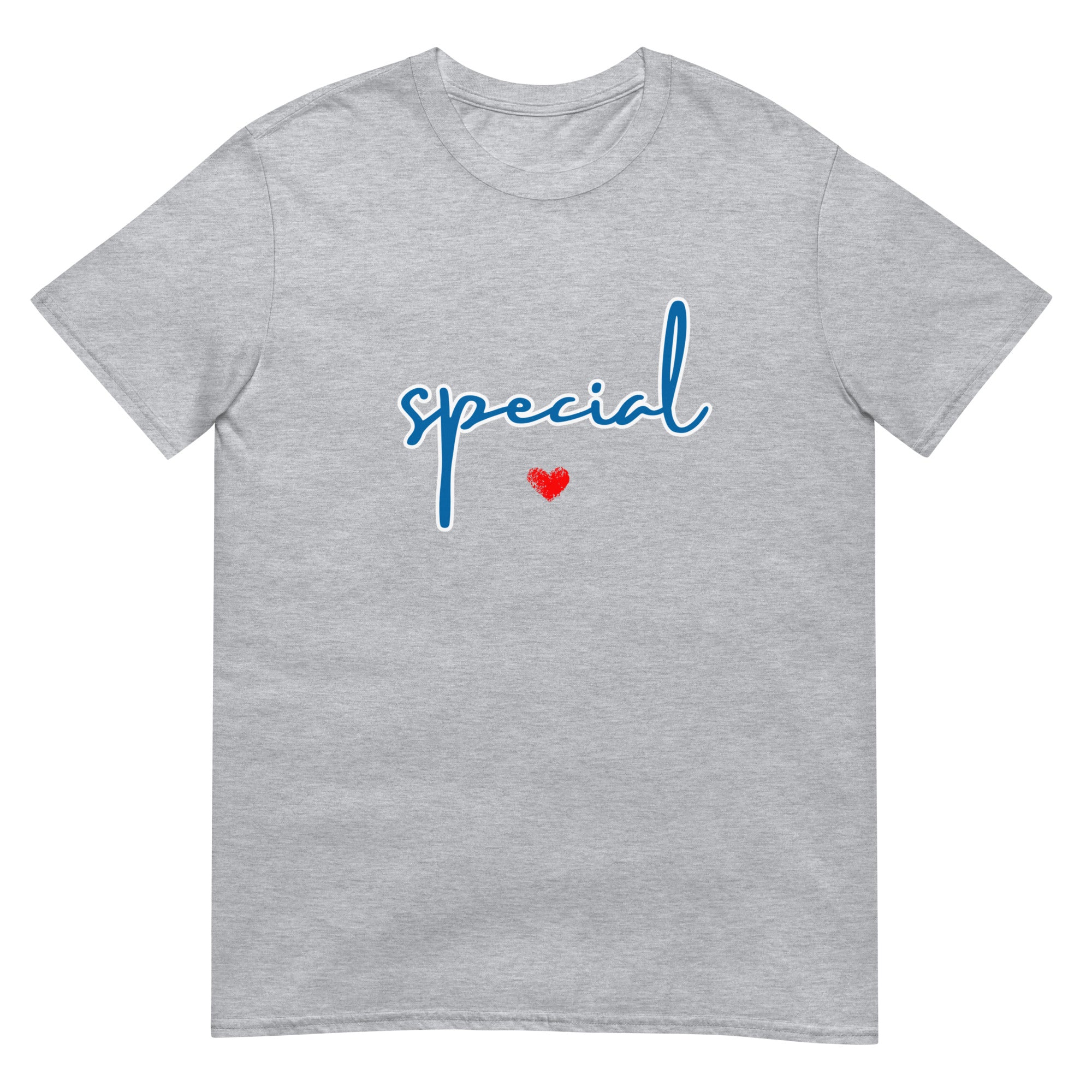 Camiseta con diseño de corazón en letra caligráfica especial (Global)