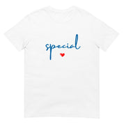 Camiseta con diseño de corazón en letra caligráfica especial (Global)