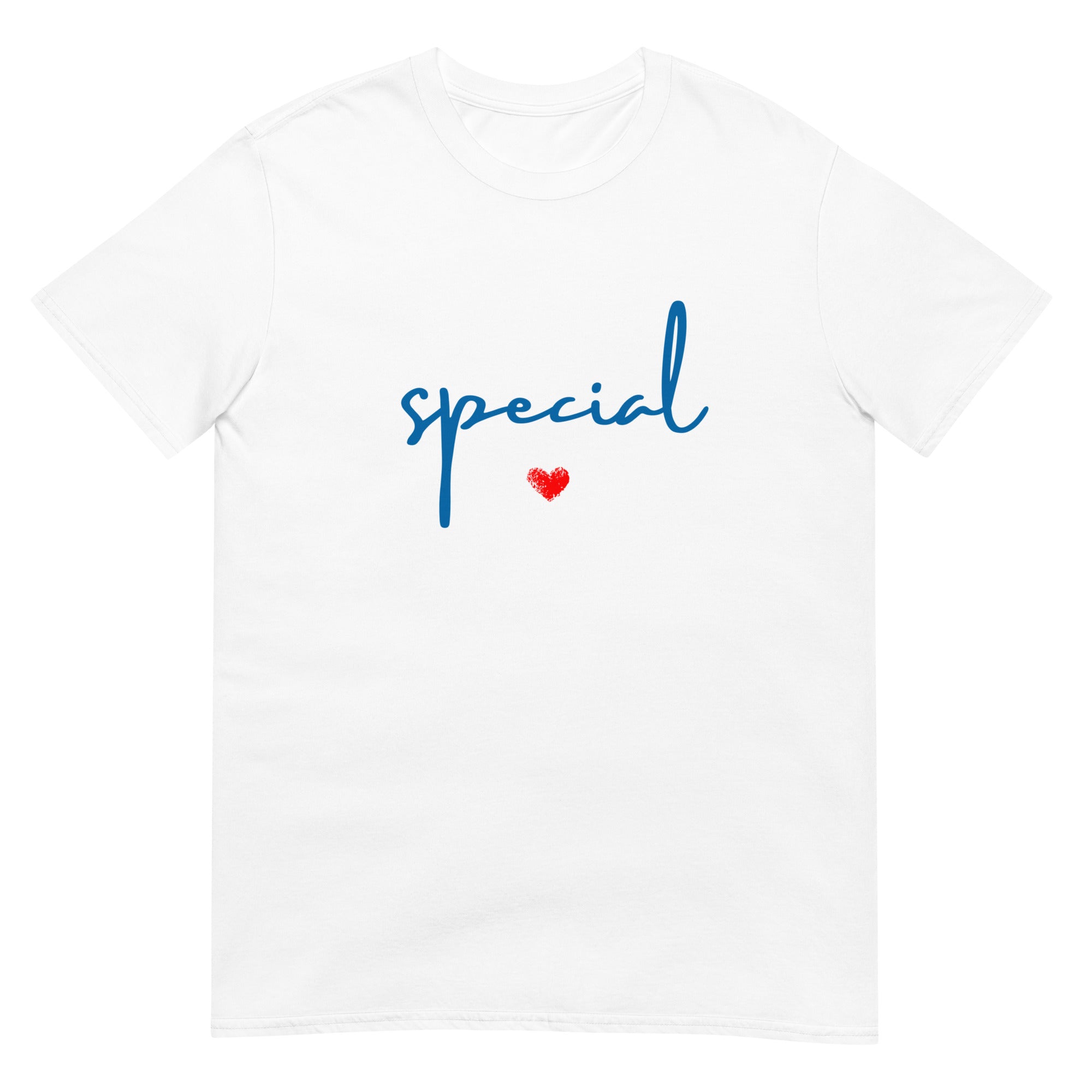 Camiseta con diseño de corazón en letra caligráfica especial (Global)