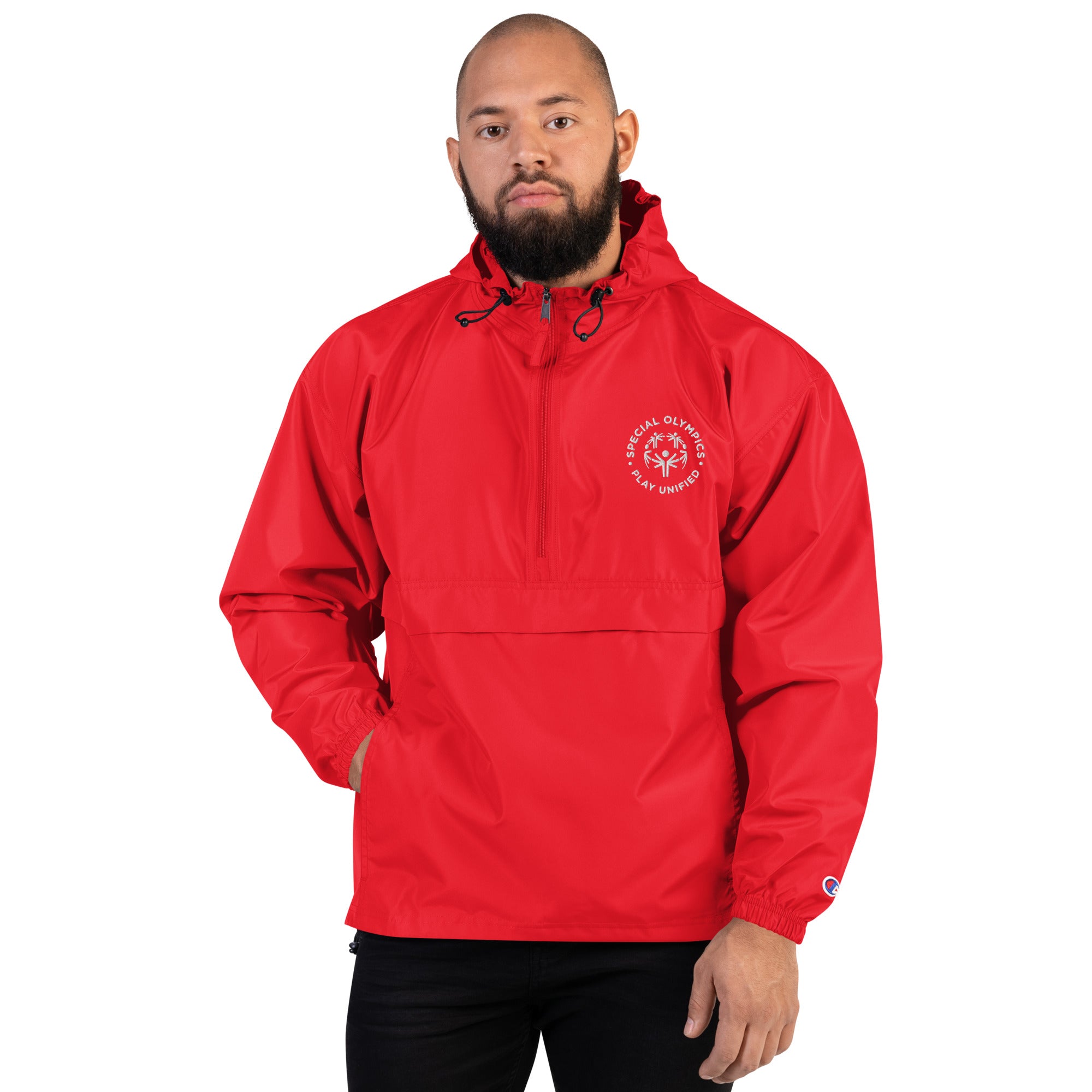 Play Unified Champion Packable Jacket Red