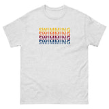 Swimming Retro Repeat Sport T-Shirt (Global)