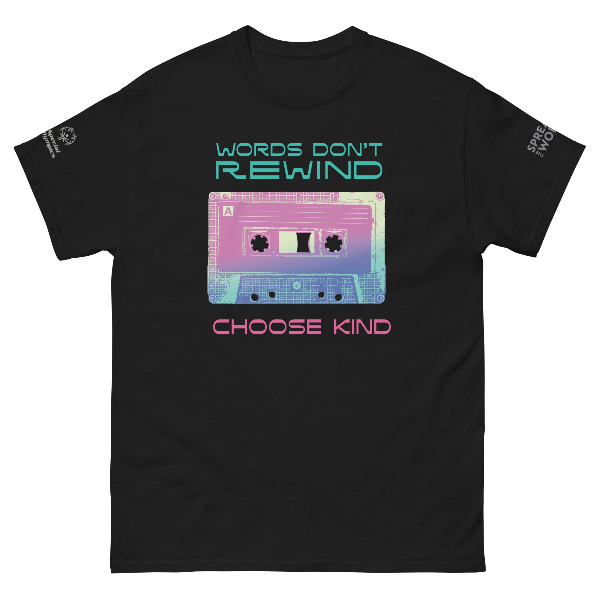 Spread the Word Words Don’t Rewind – Choose Kind T-Shirt