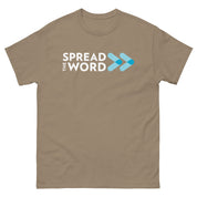 T-Shirt met Verspreid het woord-logo