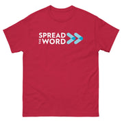 T-Shirt met Verspreid het woord-logo