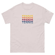 Tennis Retro Repeat Sport T-Shirt (Global)