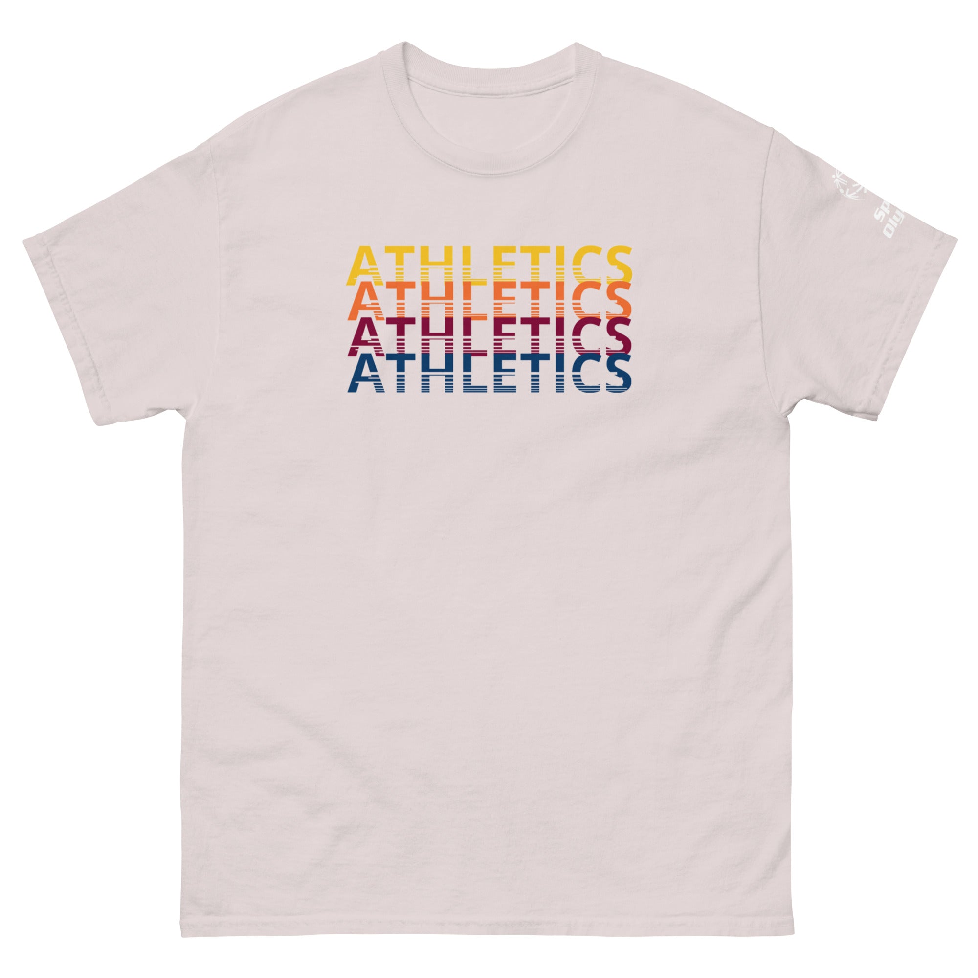 Atletiek Retro Herhalend Sport T-shirt (Wereldwijd)