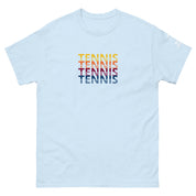 Tennis Retro Repeat Sport T-Shirt (Global)