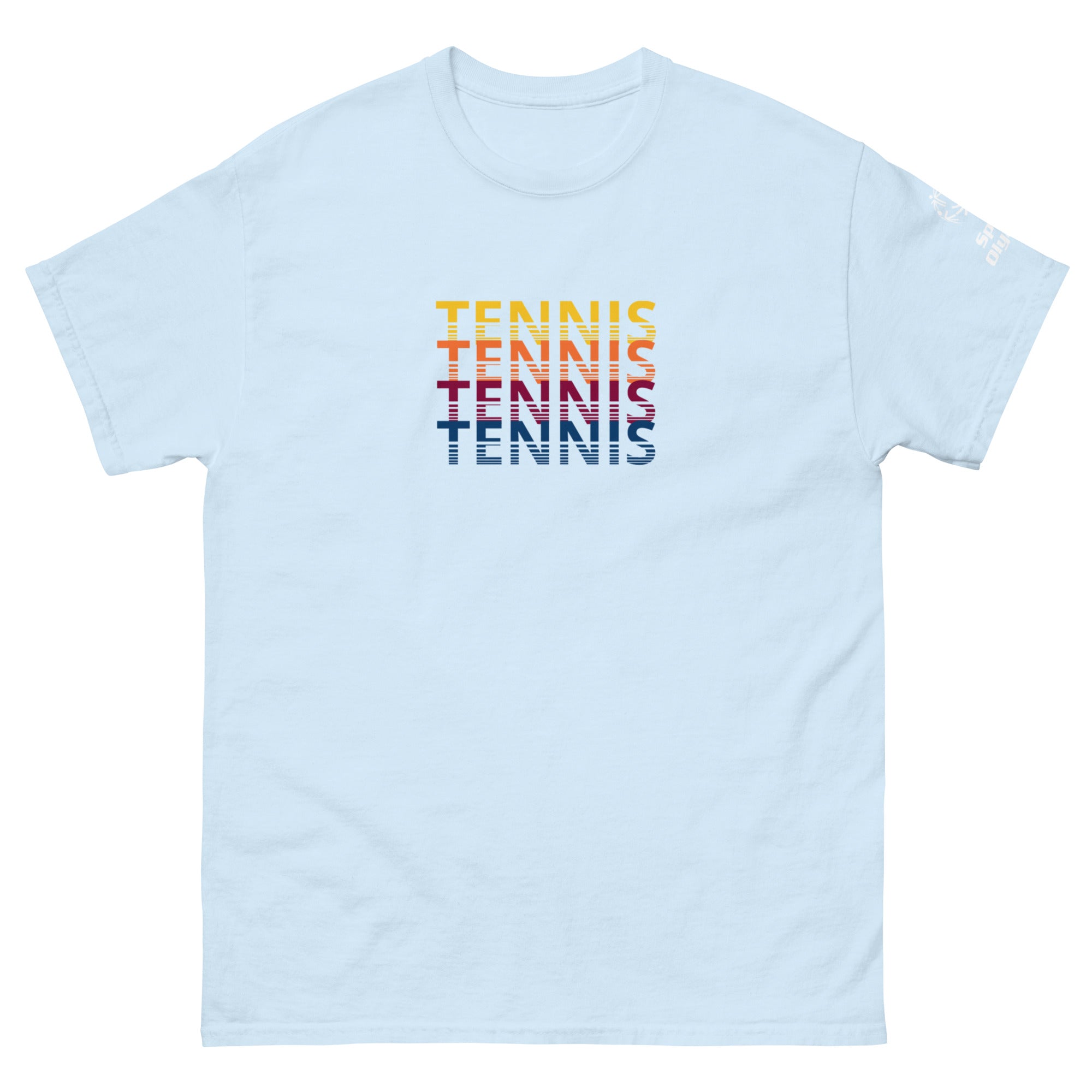 Tennis Retro Repeat Sport T-Shirt (Global)