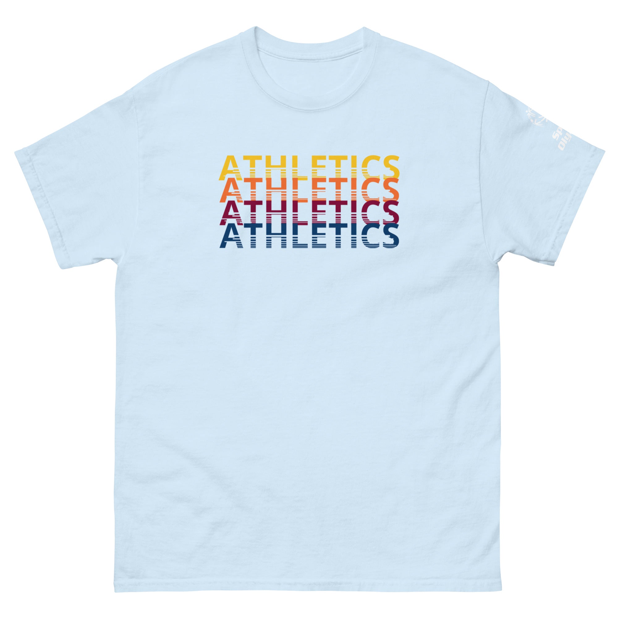 Atletiek Retro Herhalend Sport T-shirt (Wereldwijd)