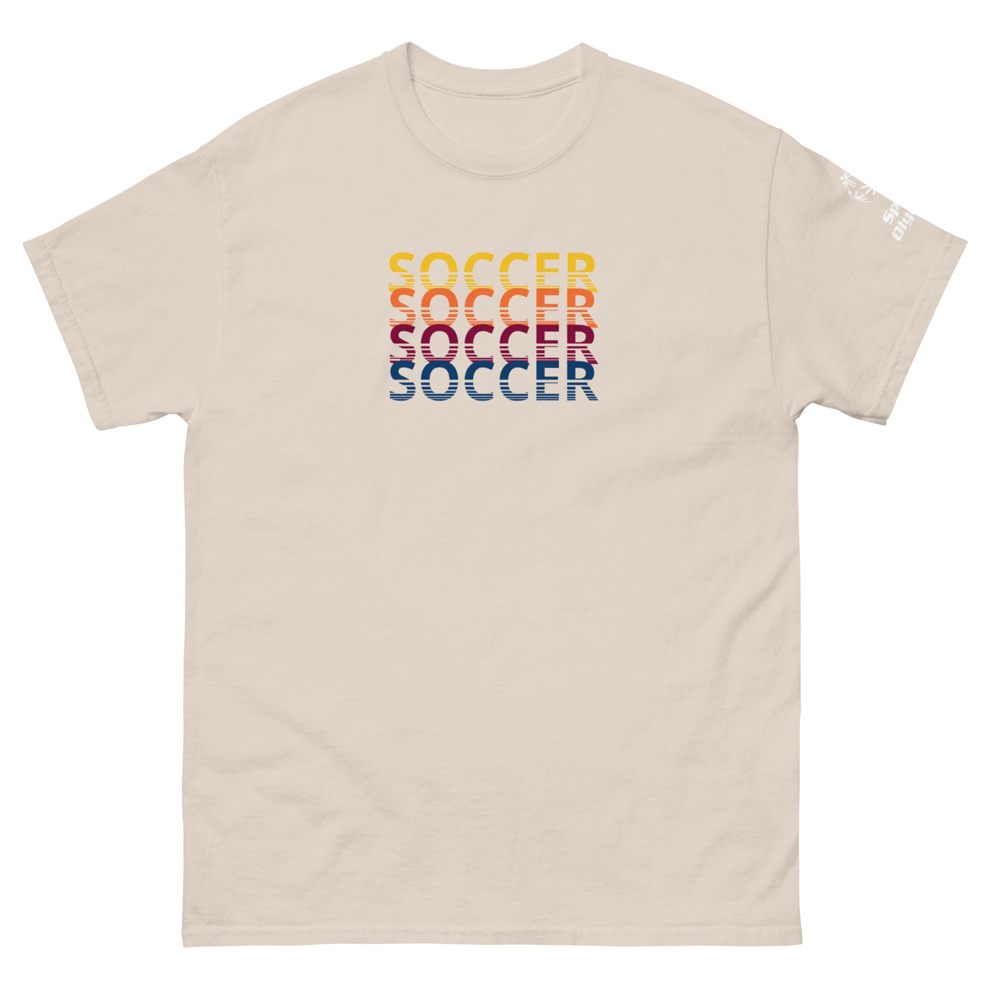 Camiseta deportiva de fútbol retro repetitiva (Global)
