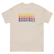 Basketball Retro Repeat Sport T-Shirt