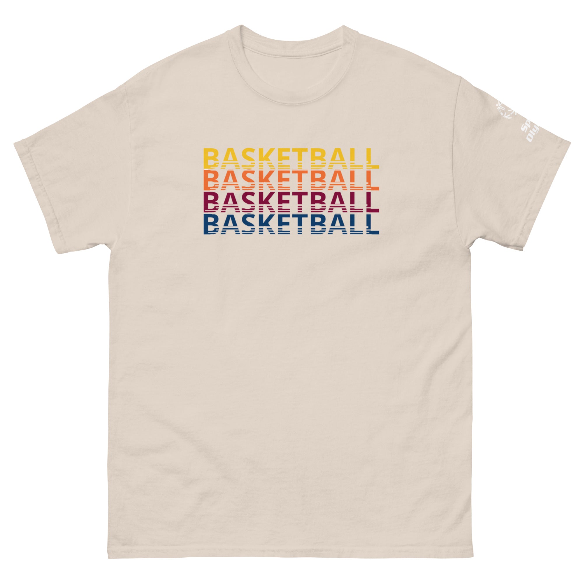 Basketball Retro Repeat Sport T-Shirt