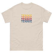 Tennis Retro Repeat Sport T-Shirt (Global)