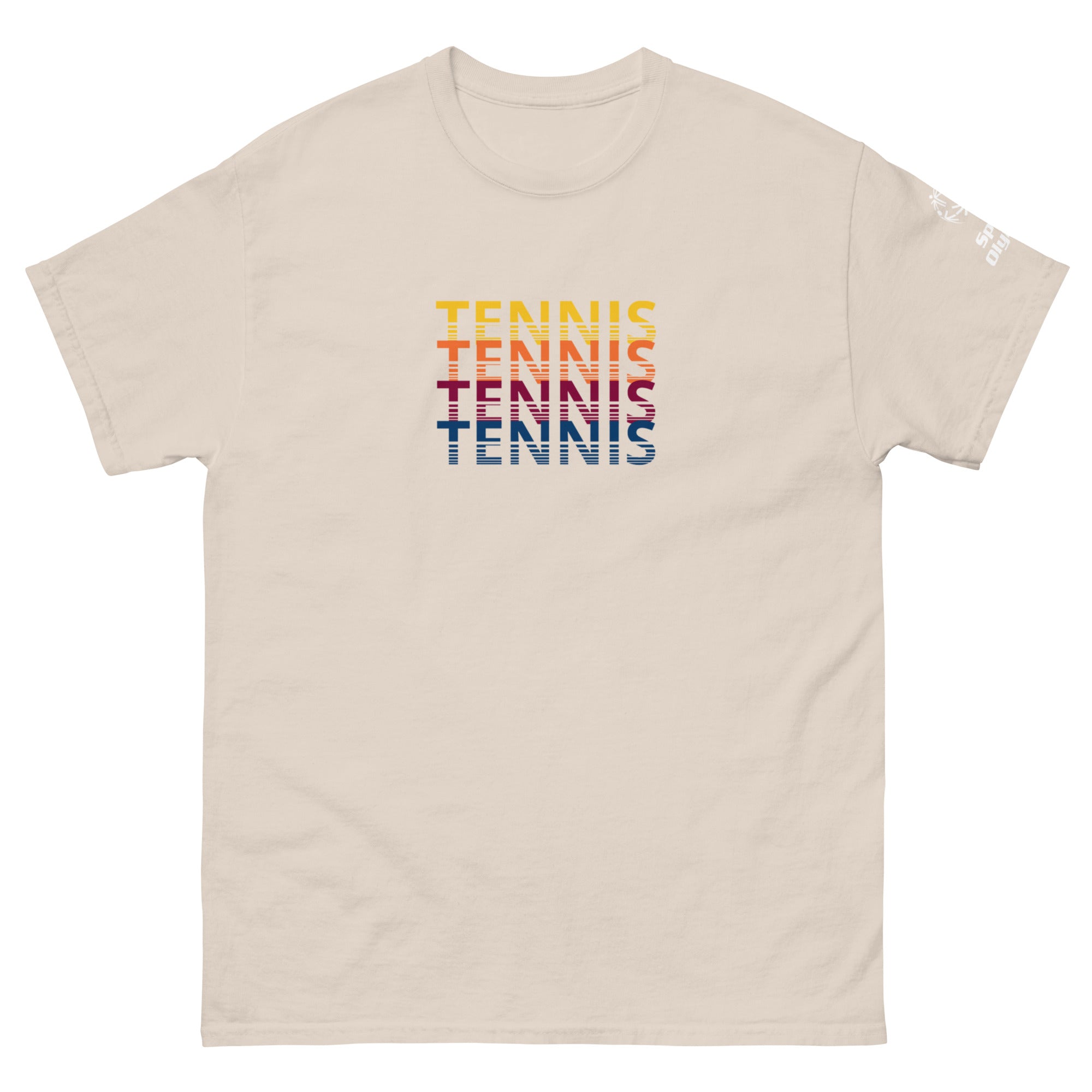 Tennis Retro Repeat Sport T-Shirt (Global)