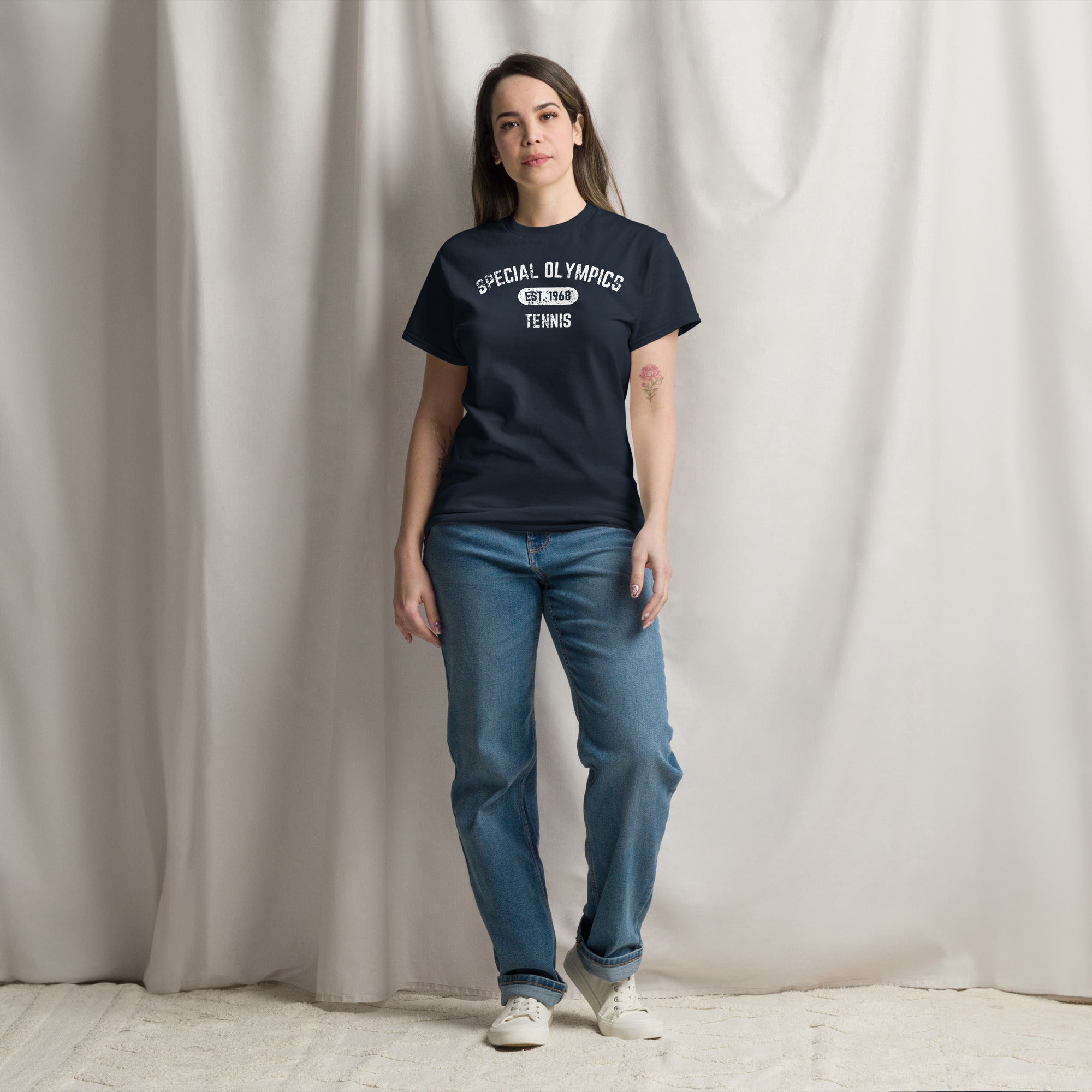 Tennis Retro Opgericht 1968 T-shirt (Globaal)