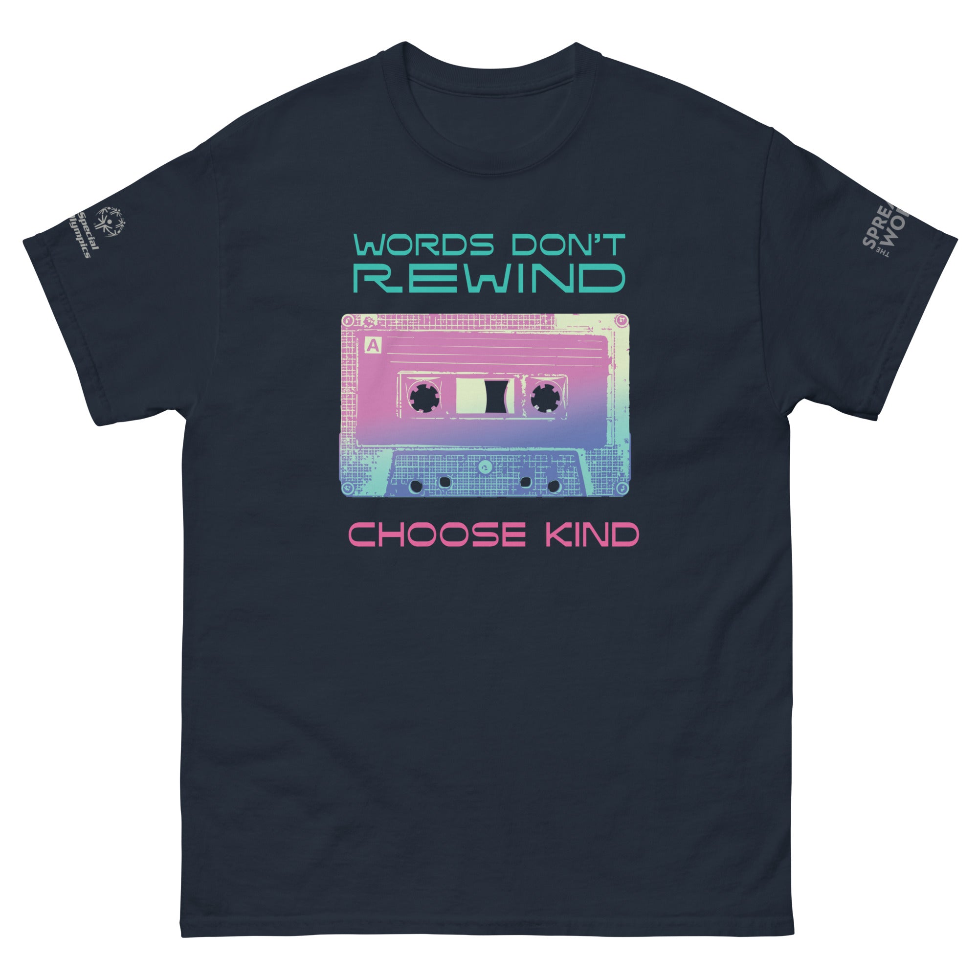 Spread the Word Words Don’t Rewind – Choose Kind T-Shirt